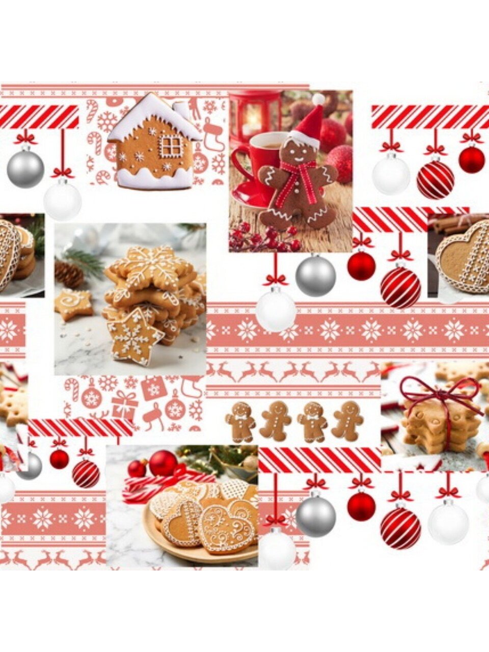 Клеенка Флер, 1.37х20 м, ПВХ на тканевой основе, 7054А