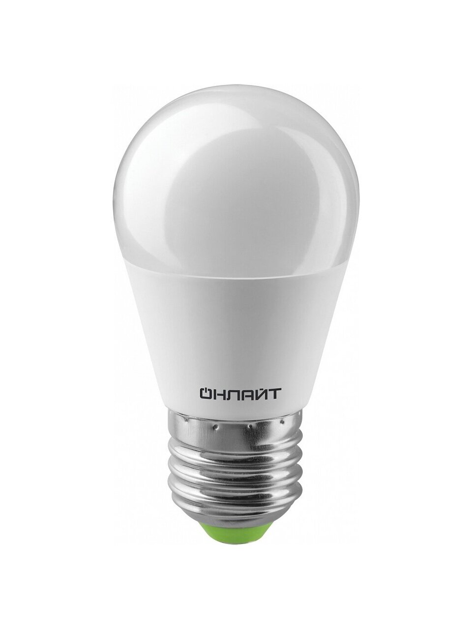 Лампа светодиодная E27, 6 Вт, 60 Вт, шар, 2700 К, теплый белый свет, Онлайт, 71645
