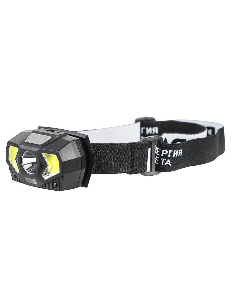 Фонарь налобный, Эра, GB-608, пластик, режим SOS, черный, 5 ВТ, 7 реж, Б0052319