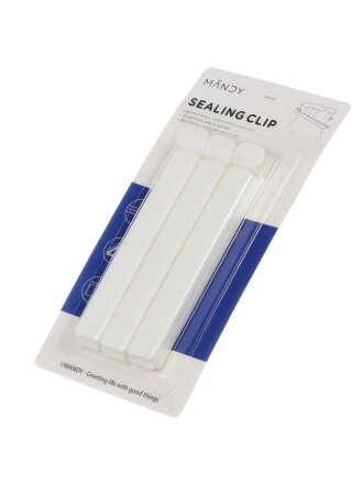 Зажим для пакетов пластик, 3 шт, A200101