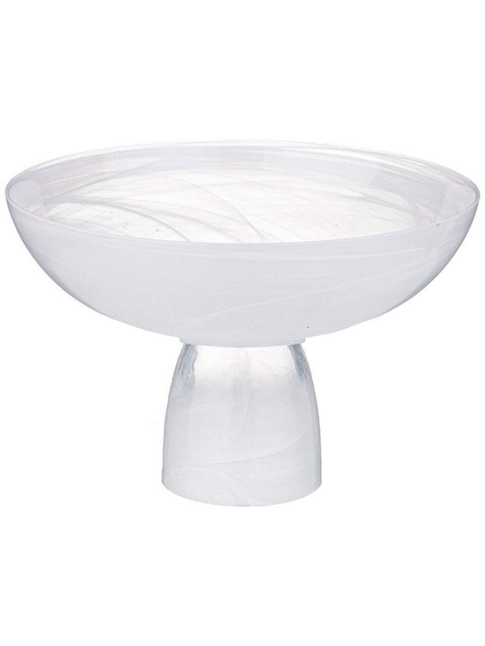 Блюдо стекло, круглое, 21 см, на ножке, Murano, Bronco, 336-189