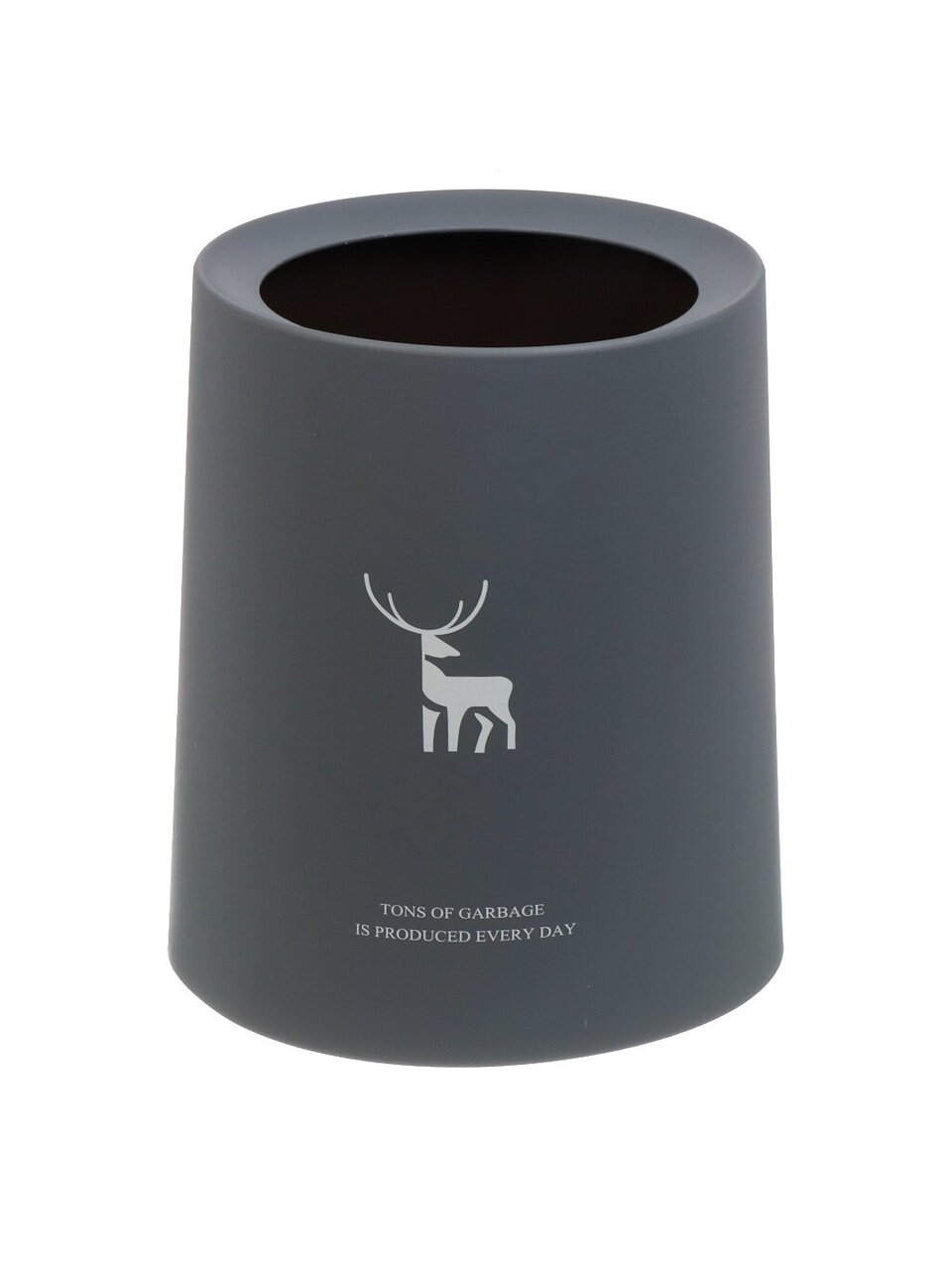 Контейнер для мусора пластик, 7.5 л, круглый, серый, Y4-8607