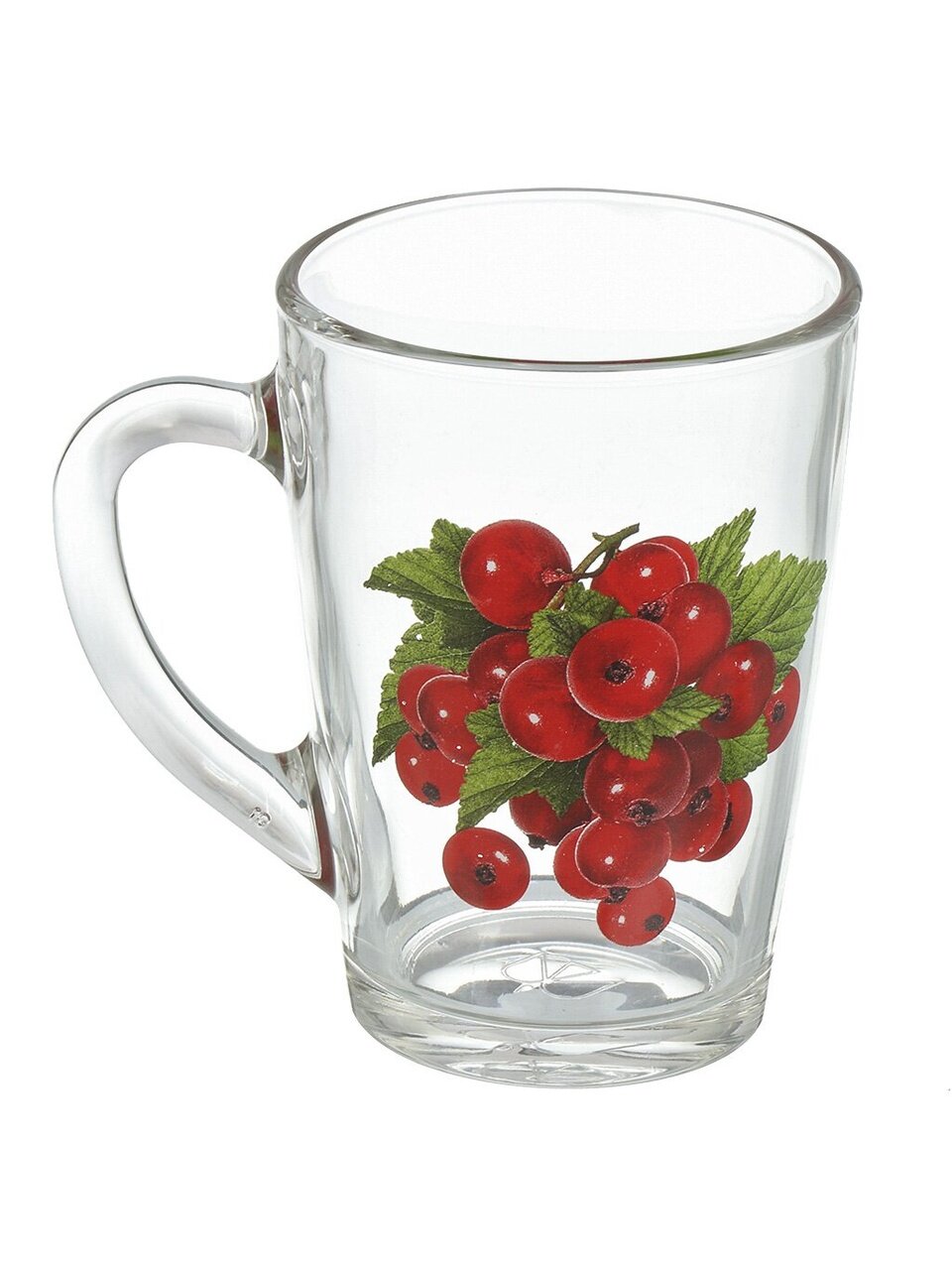 Кружка стекло, 300 мл, Капучино Красная смородина, ОСЗ, С1334