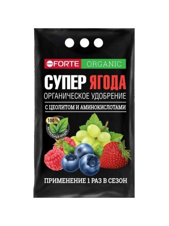 Удобрение Супер ягоды, органическое, 2 кг, Bona Forte