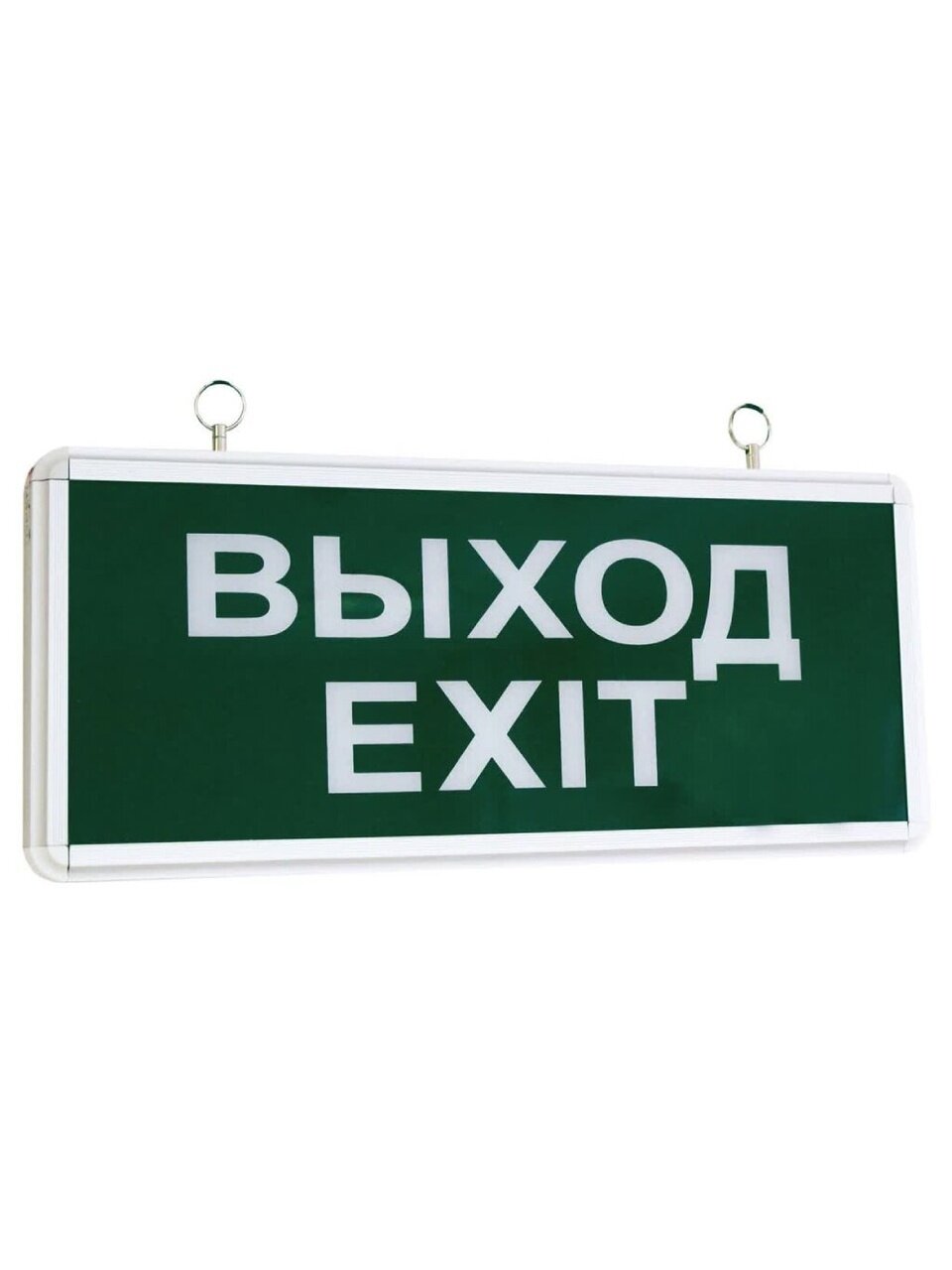 Светильник аварийный светодиодный, TDM Electric, ССА1-01, 2 Вт, 80 Лм, IP20, 36.3х15х2.3 см, 1.5 ч, одностороний, зеленый, SQ0349-0003