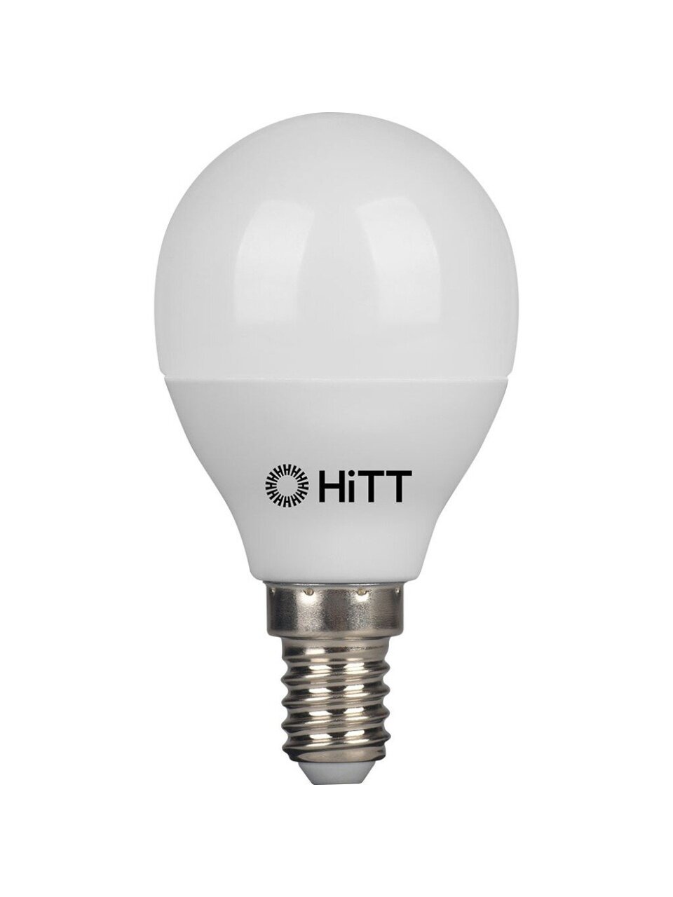 Лампа светодиодная E14, 11 Вт, 230 В, шар, 3000 К, теплый белый свет, HiTT, HiTT-PL-G45, C35, 1010055