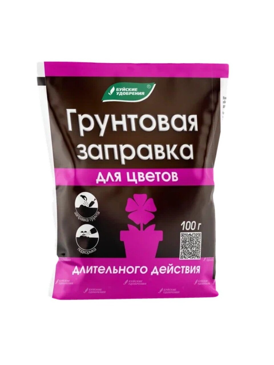 Удобрение Грунтовая заправка, для цветов, 100 г, БХЗ