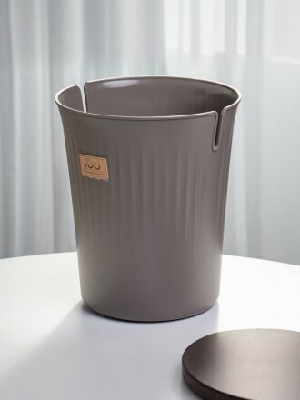 Контейнер для мусора пластик, 6 л, круглый, 25х28 см, Y4-9262