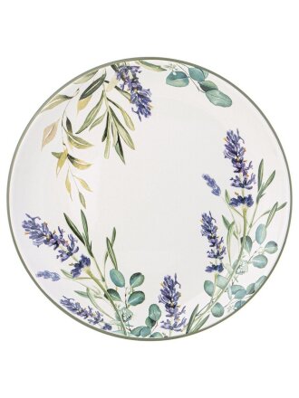 Тарелка обеденная, керамика, 26 см, круглая, Лаванда, Agness, 358-2146