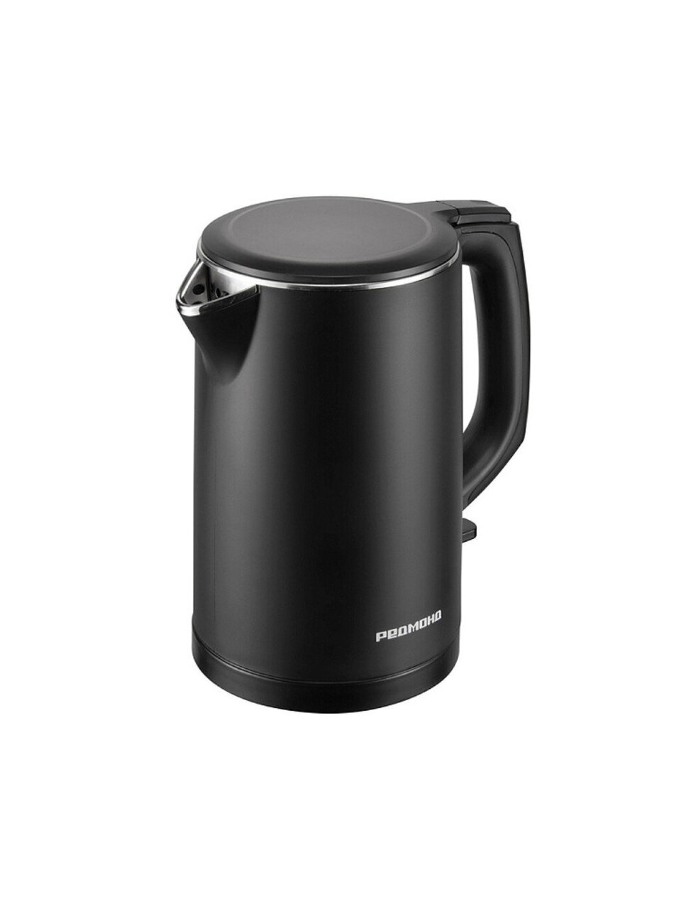 Чайник электрический Редмонд, Strix KM242, черный, 1.5 л, 2200 Вт, скрытый нагревательный элемент, пластик, нержавеющая сталь