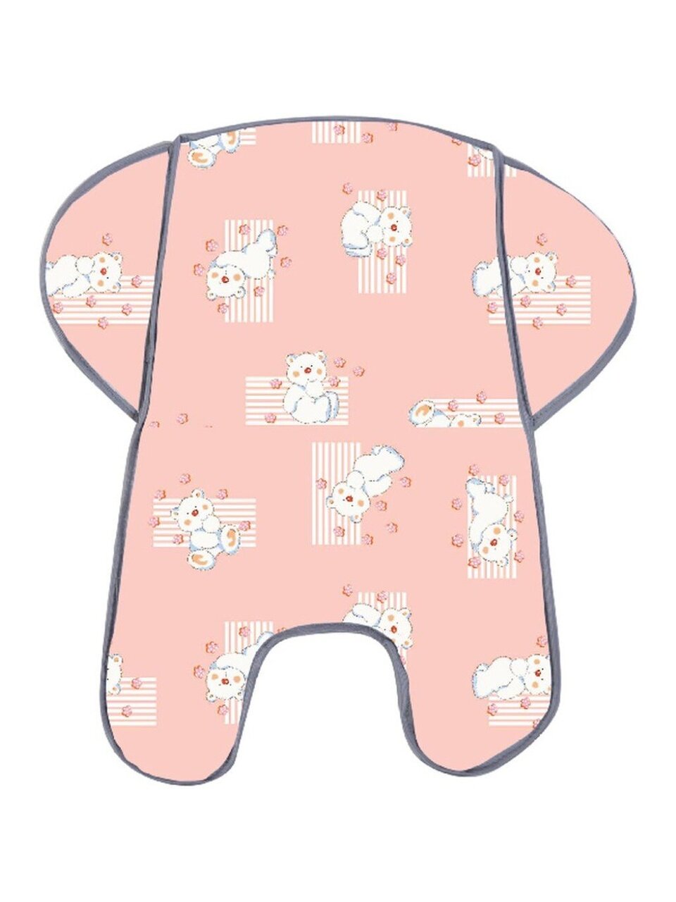 Матрасик универсальный для санок, колясок, детских автокресел, бязь, в ассортименте, Nika, МКО-Б2