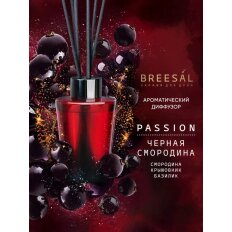 Аромадиффузор Breesal, 70 мл, Passion Черная смородина, BR0011