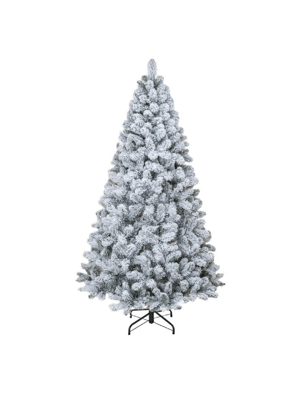 Елка новогодняя напольная, 210 см, Эверест, ель, хвоя ПВХ пленка, заснеженная, 132210, ЕлкиТорг