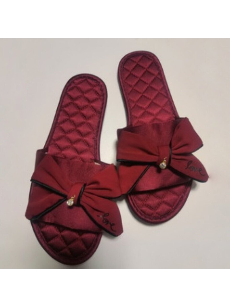 Тапки для женщин, бордо, р. 36-37, Лав