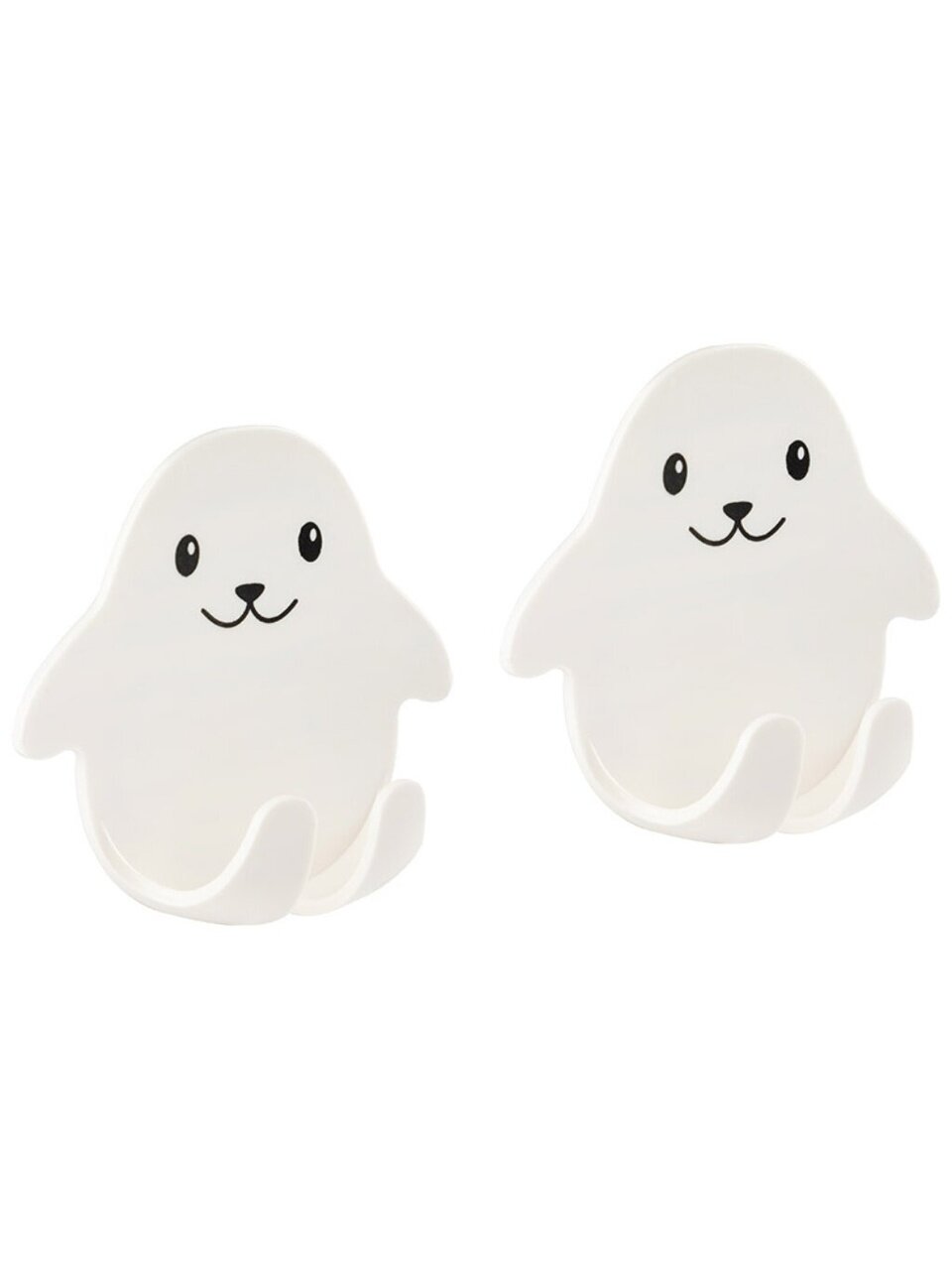 Набор крючков 2 крючка, самоклеящийся, тюлени, настенный, полистирол, Рыжий кот