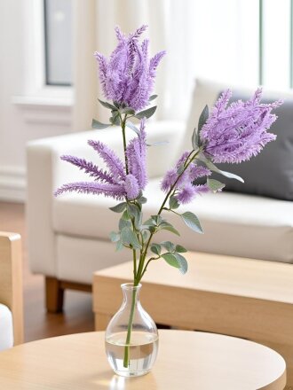 Цветок искусственный декоративный Лаванда, 85 см, Y4-3510