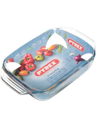 Форма для запекания стекло, 20х31 см, 2.1 л, прямоугольная, Pyrex, Irresistible, 407B000/7046