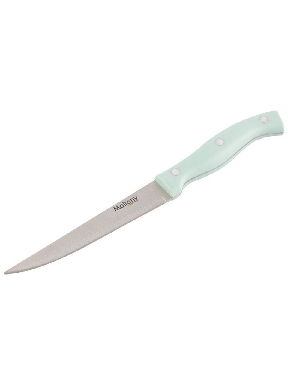 Нож кухонный Mallony, Mentolo, универсальный, нержавеющая сталь, 12.7 см, рукоятка пластик, 103511