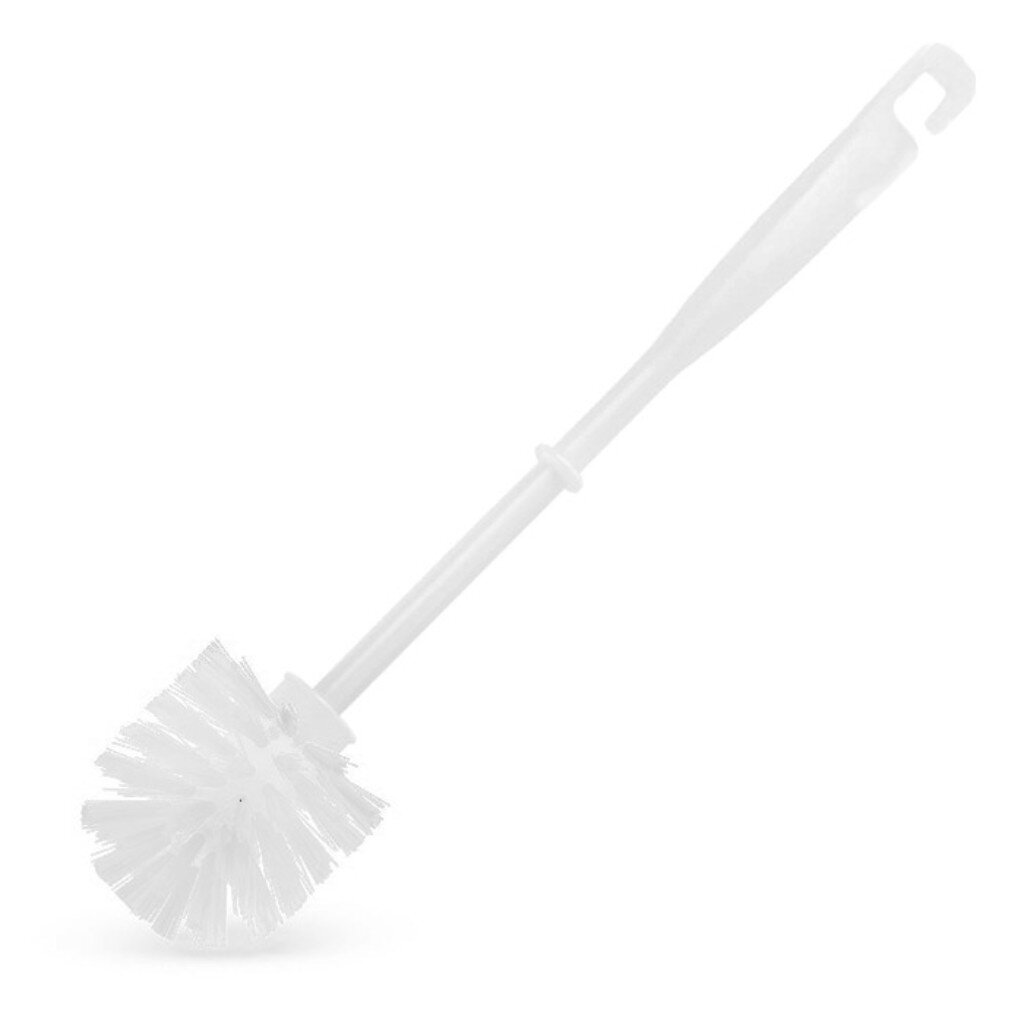 Ерш для туалета Мультипласт, МП60, напольный, пластик, белый, MPG962359