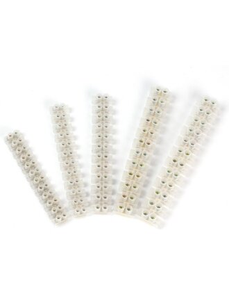 Колодка клеммная 10 А, 12 шт, 10 мм, Smartbuy, SBE-tb-10-10