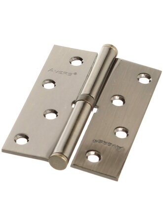 Петля врезная для деревянных дверей, Avers, 100х75х2.5 мм, правая, B-AB_R, 30703, с подшипником, бронза