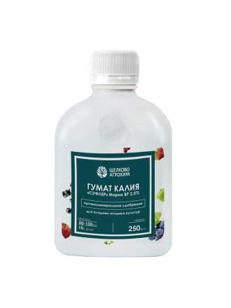 Удобрение Гумат калия Суфлер, для плодово-ягодных, органоминеральное, жидкость, 250 мл, Щелково Агрохим
