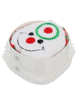 Полотенце кухонное 30х30 см, 100% хлопок, Снеговик, Китай, T2023-3319