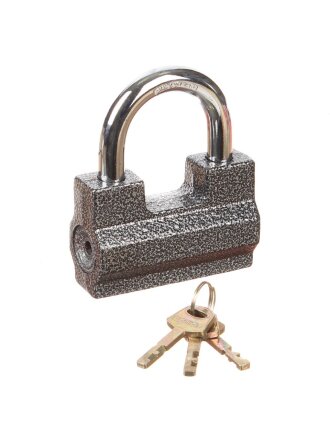 Замок навесной Аллюр, ВС2-7С, 1 002, коробка, дисковый, серый, 830х500 мм, 3 ключа