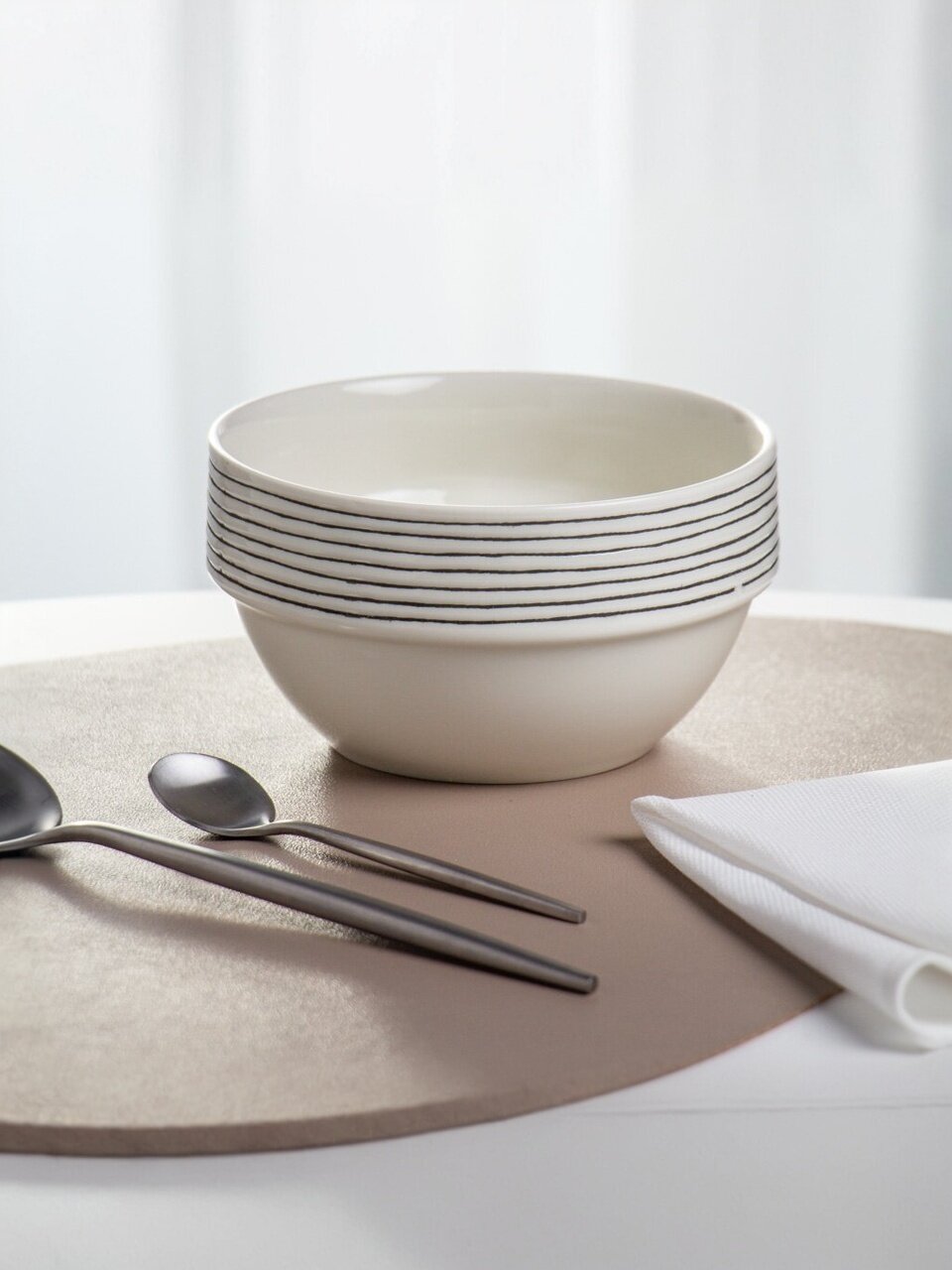 Салатник керамика, круглый, 0.5 л, Инь-Янь, B010366