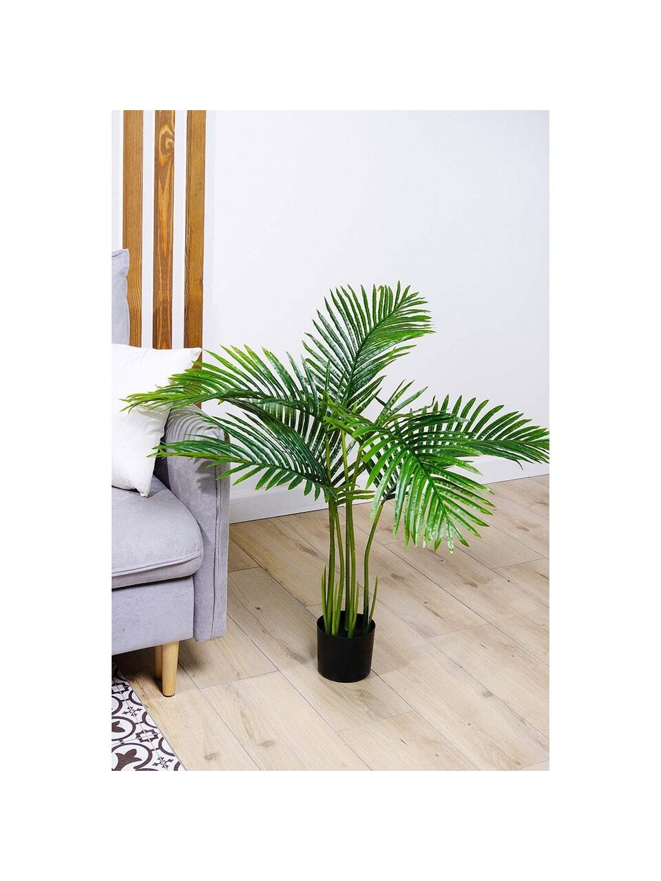Дерево искусственное декоративное Пальма, в кашпо, 100 см, Y4-3381
