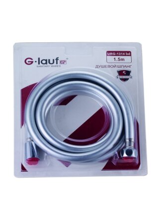 Шланг для душа, ПВХ, ИМП-ИМП, 150 см, G.lauf, Turn-free, URG-1314