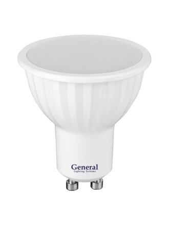 Лампа светодиодная GU10, 20 Вт, 230 В, 4500 К, нейтральный белый свет, General Lighting Systems, GLD, 661585