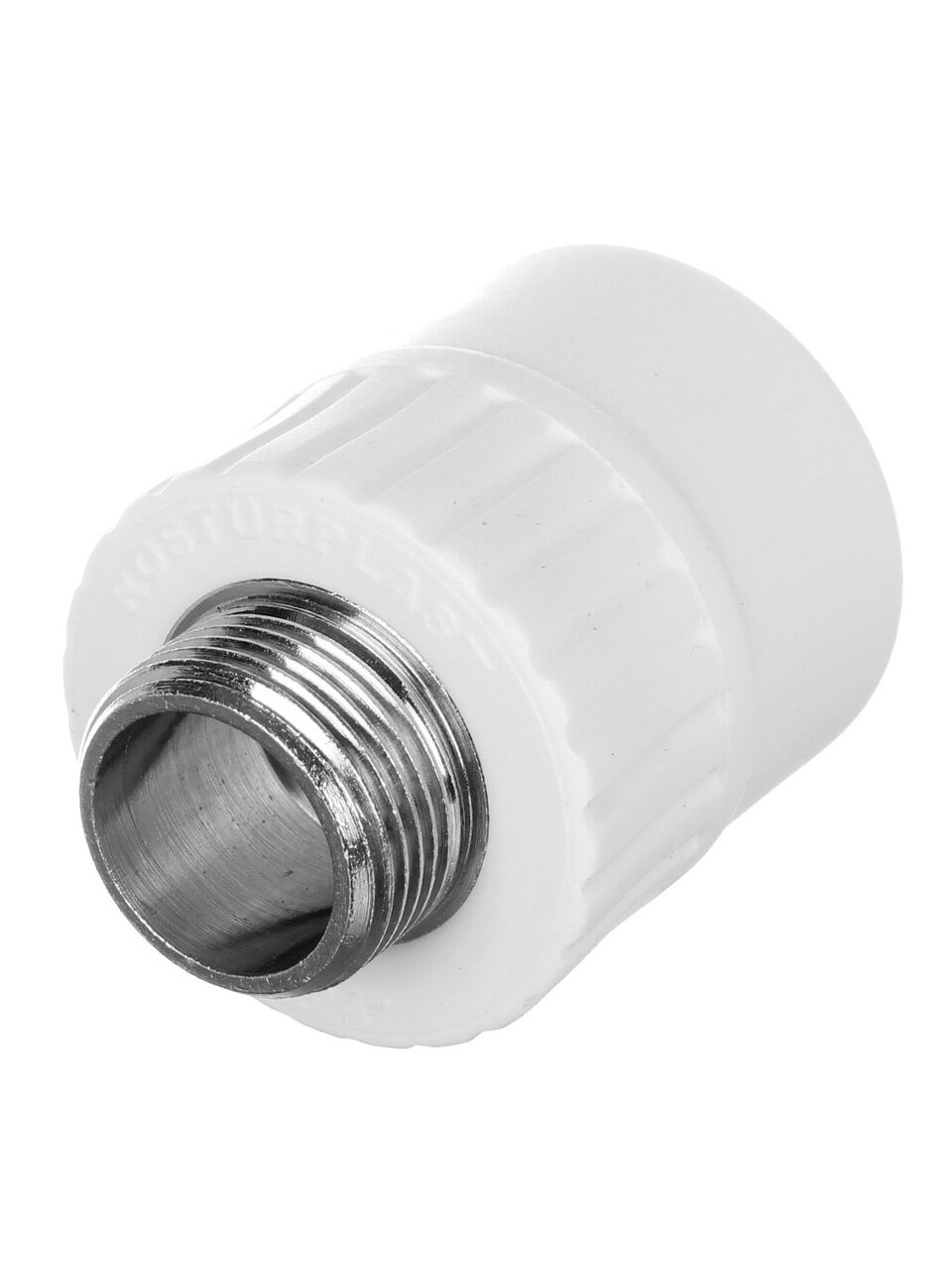 Муфта комбинированная полипропилен, d32х3/4", наружная резьба, белая, Valfex