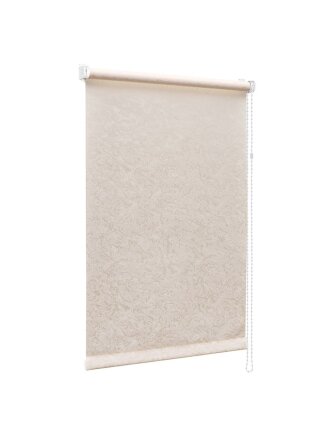 Рулонная штора Венеция, 160х43 см, ширина крепления 47 см, кремовая, Delfa, СРШ-01МЭ-29502