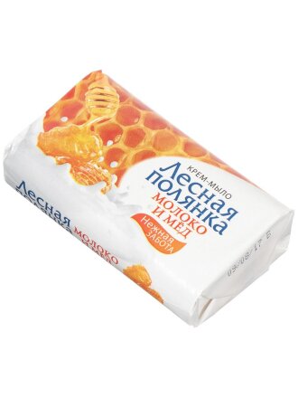 Мыло Лесная полянка, Молоко и мёд, 90 г