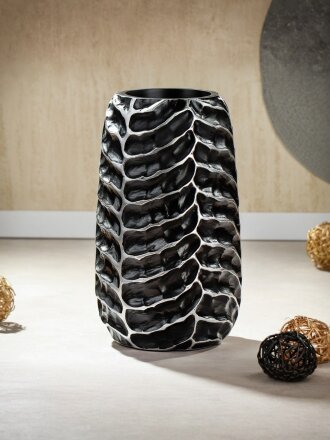 Ваза полистоун, настольная, 30х17 см, Арма, Y6-10041