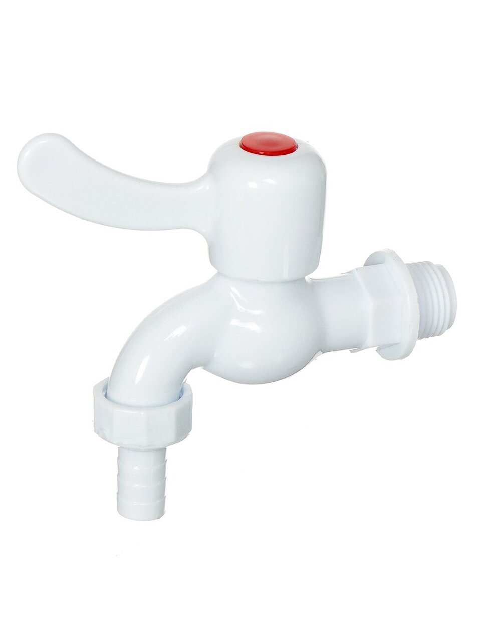 Кран водоразборный 1/2'', со штуцером, ручка-флаг, индивидуальная упаковка, ComfortFactor