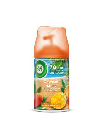 Освежитель воздуха Air Wick, 250 мл, Спелый манго, сменный, сухое распыление, 3219084