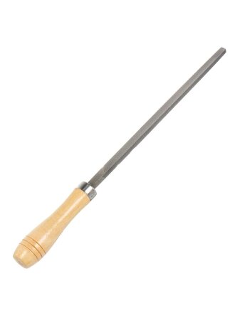 Напильник квадратный, 200 мм, №2, деревянная ручка, Bartex, 12002
