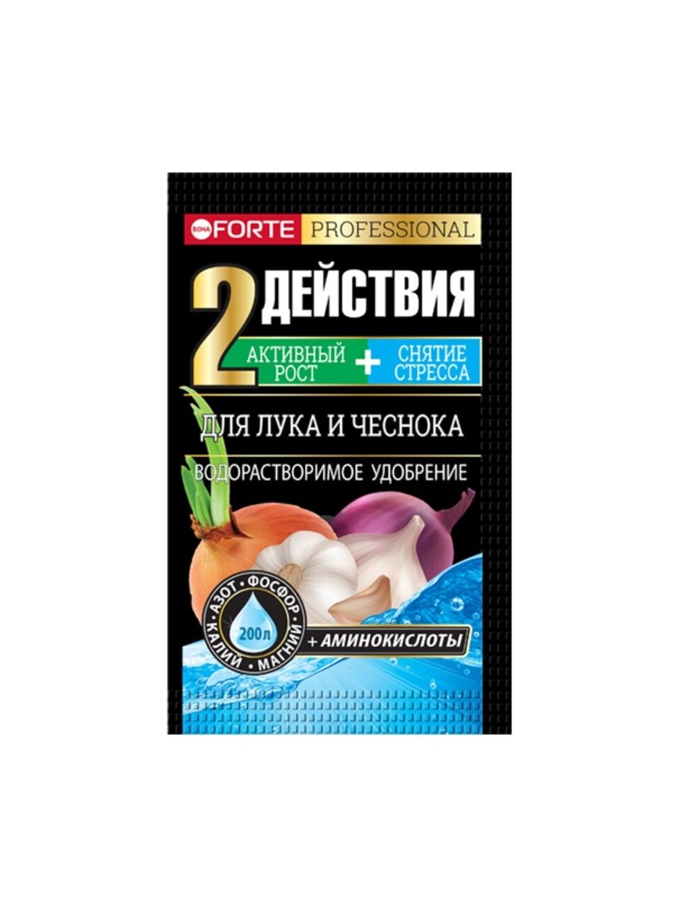 Удобрение для лука и чеснока, порошок, 100 г, Bona Forte