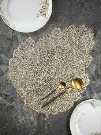 Салфетка декоративная полимер, 36х47 см, в ассортименте, Веточка, Y4-5455