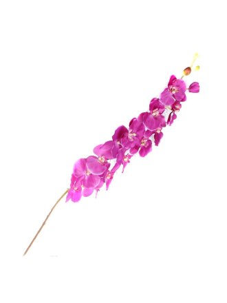 Цветок искусственный декоративный Орхидея Фаленопсис, 124 см, фиолетовый, 16-0074