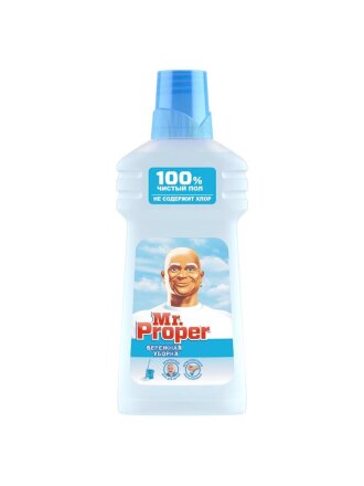 Средство для мытья полов и стен Mr.Proper, Бережная уборка, 0.5 л