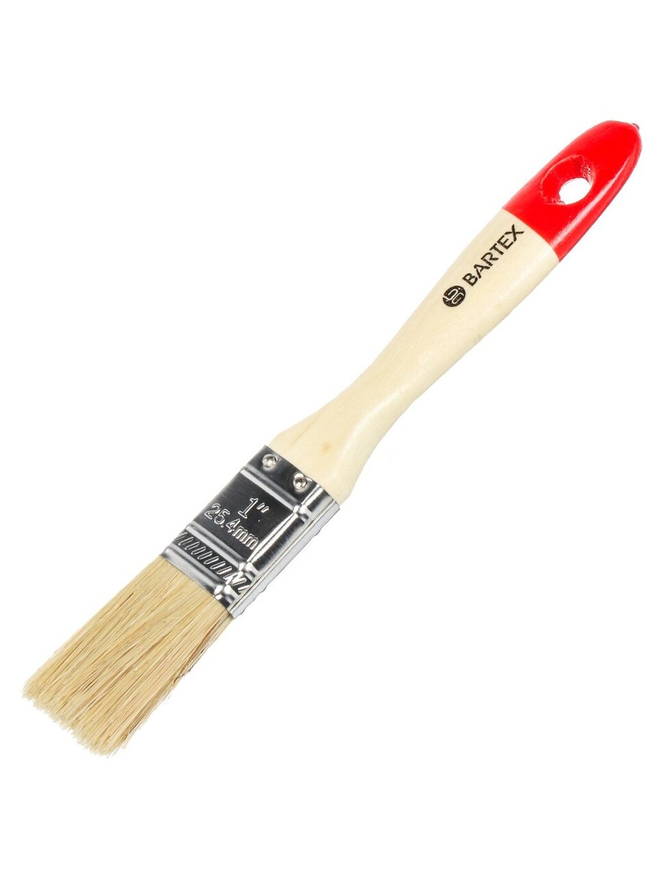 Кисть плоская, Bartex, Евро, 12х25 мм, 1 '', 44 мм, рукоятка дерево, 1117210