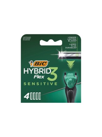 Сменные кассеты для бритв Bic, Flex3 Hybrid Sensitive, 921177