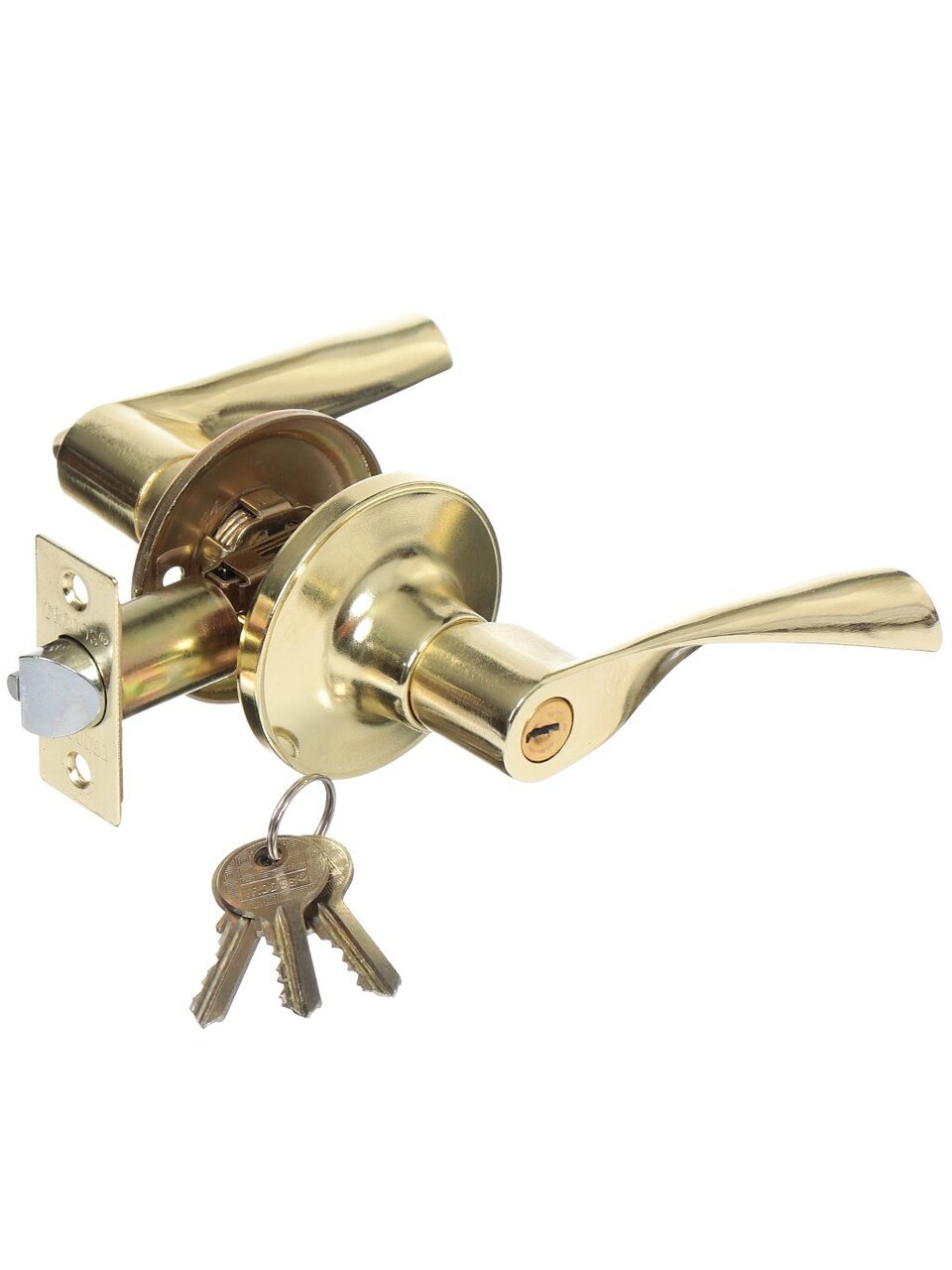 Защелка Trodos, ЗВ2-01, 204134, золото, алюминий