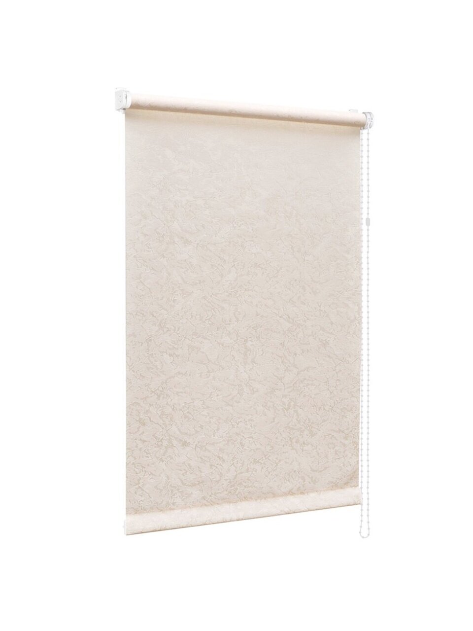 Рулонная штора Венеция, 160х81 см, ширина крепления 85 см, кремовая, Delfa, СРШ-01МЭ-29502