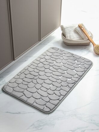 серый узор галька