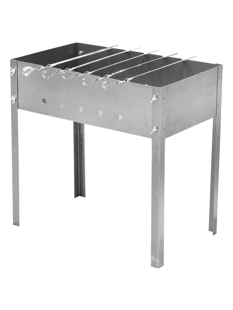 Мангал 500х300х140 мм, 1.2 мм, разборный, 5 шампуров, SM-138