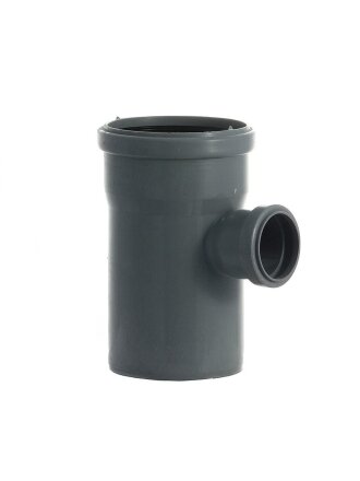 Тройник канализационный 110х50 мм, 90 °, Мультимирпласт, внутренний, ТРК ВК 110/50/87.5